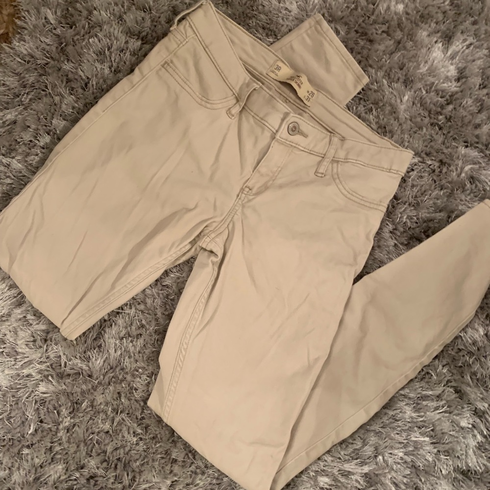 Tan hollister jeggings